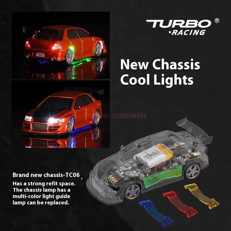 توربو سباق 1/76 سيارة كهربائية صغيرة تعمل بالتحكم عن بعد C76 لعبة صغيرة Rtr سيارة رياضية نموذج سيارة للكبار لعب الأطفال هدية #5