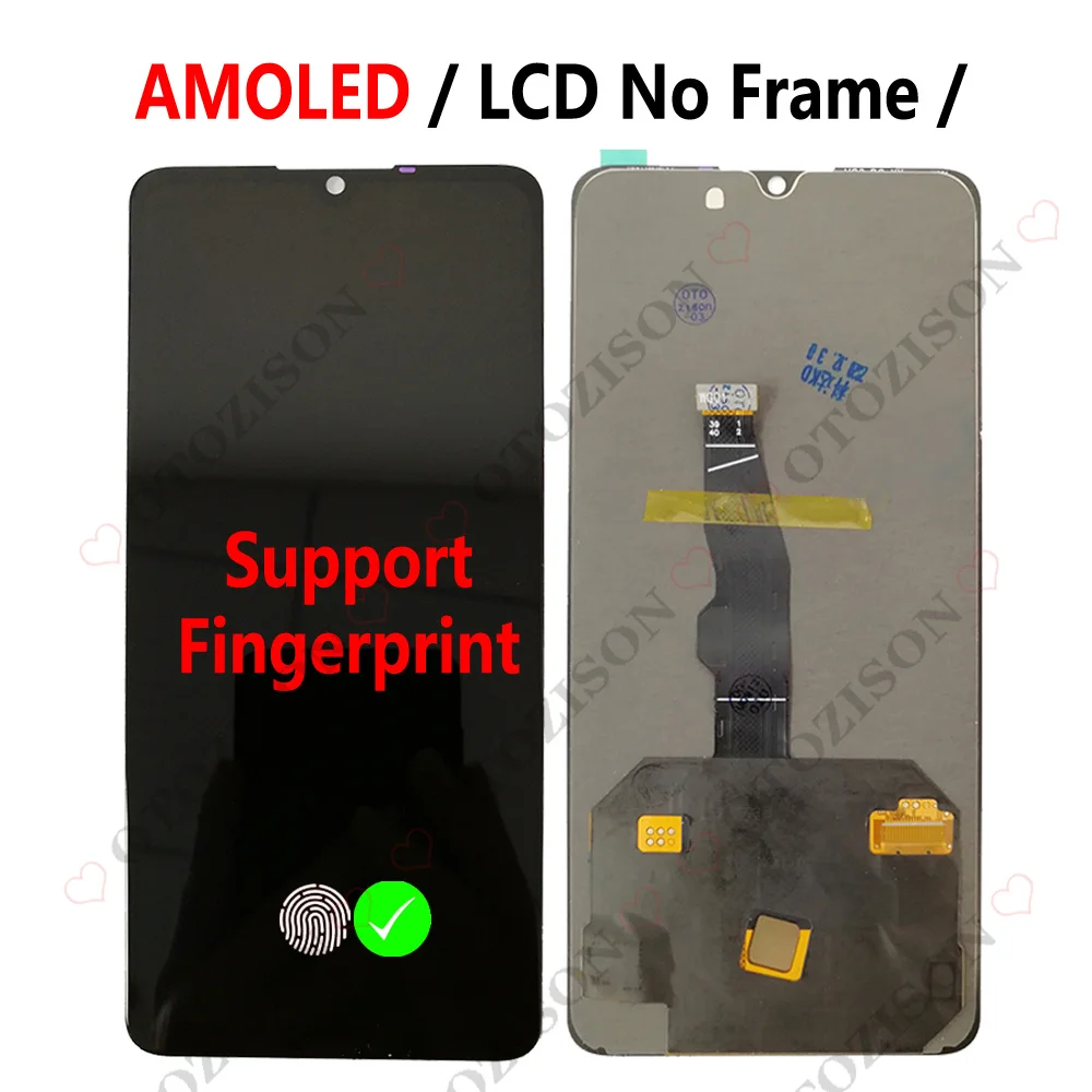 AMOLED Display For Huawei P30 LCD With Frame ELE-L29 ELE-L09 ELE-L04 Screen Touch Digitizer Assembly Replacement P30 LCD Screen