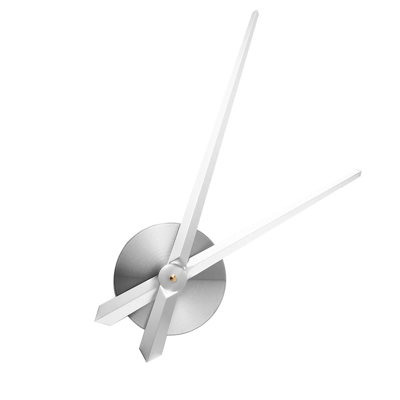 

【Shopper’s-Favorite!】3D Clock Hands,DIY Large Clock Movement Mechanism Needles,Wall Accessories Part Replacement,Silver