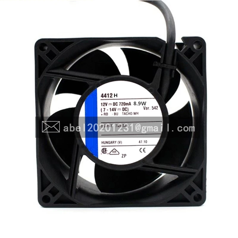 

BRAND NEW 4412H 4412 H DC 12V ORIGINAL COOLING FAN COOLER 119 x 119 x 38 mm