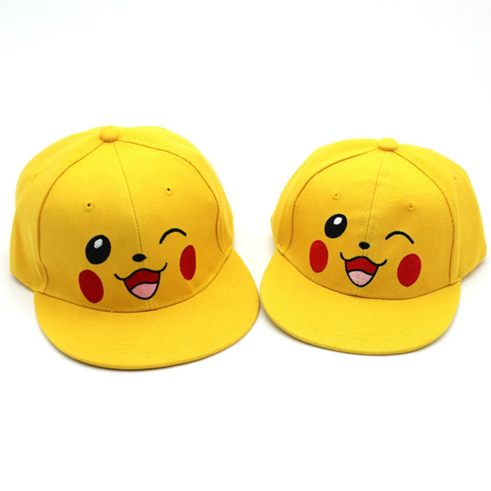 Anime Pokemon Pikachu Baseball Cap Cartoon Figure Cosplay Hat Adjustable Women Men Kids Sports Hip Hop Caps Toys Birthday Gift