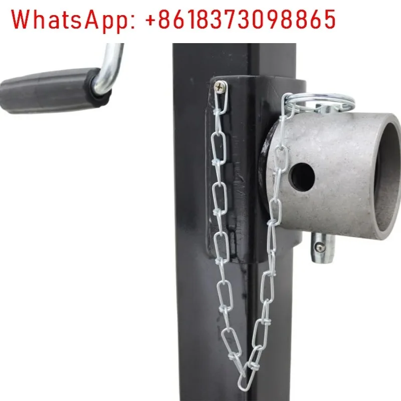 8000 lbs 3,6 ton vierkante buis zware jack trailer strijders RV platte krik drie secties twee secties beugel