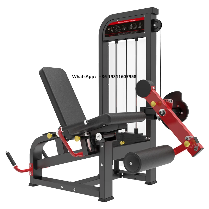 

Hot Sale Adjustable Leg Extension Machine Gym Use Pin-Loaded Hamstring Curl Machine