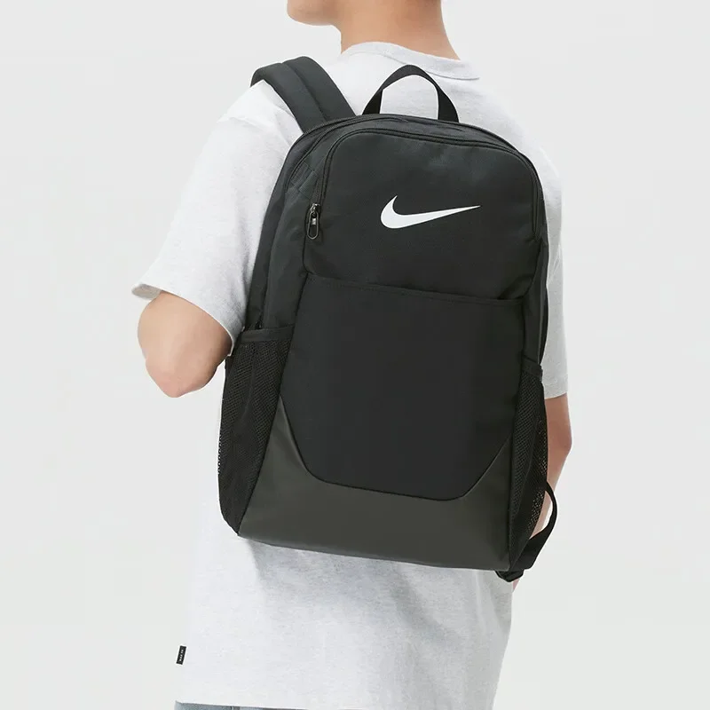 Nike Men's Bag Women's Bag 2026 New Sports Bag Student Schoolbag Leisure Bag Backpack Backpack IB4408-010