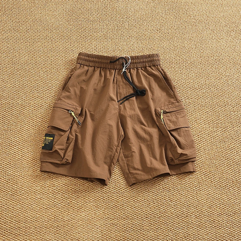 

Outdoor Waterproof Qui Dry Men's Workwear orts Five kets Loose Fit Summer New Sle Faion Urban Casual Pants