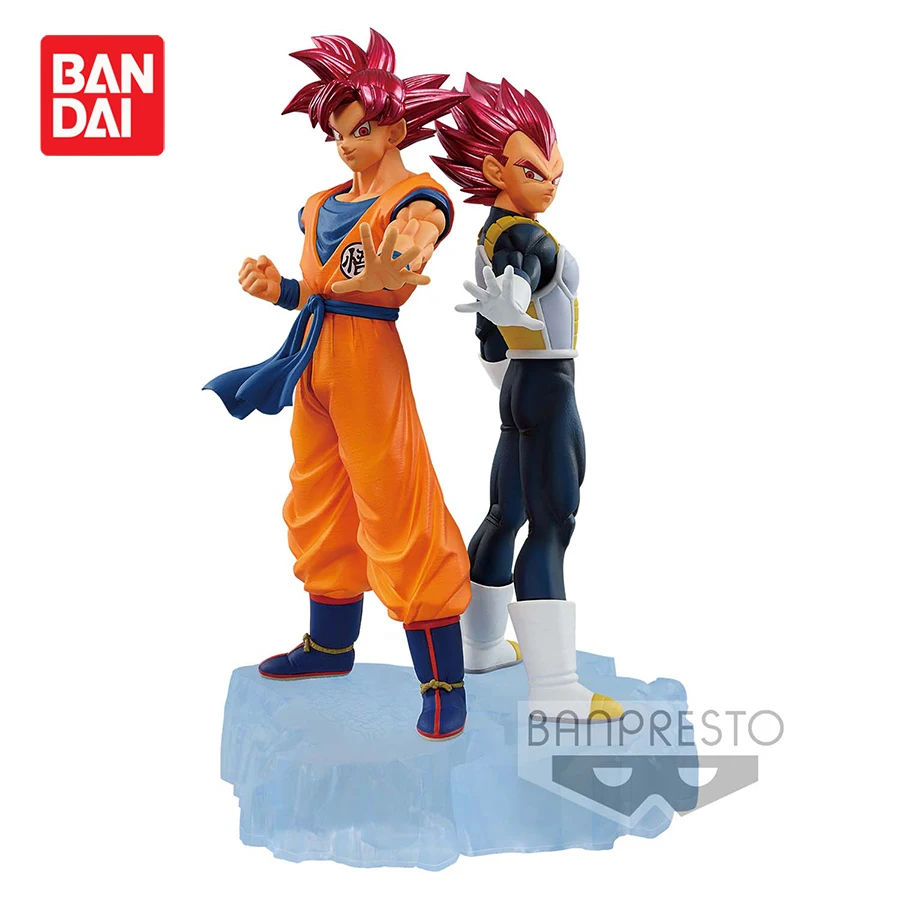 Original Bandai Banpresto Dragon Ball Super Saiyan Goku Vegeta Frieza Videl Anime Figur Action Collection Model Toys In Stock - Image 2