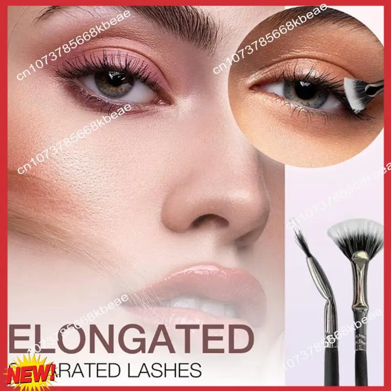 

A97Z Scalloped Lash Brush, Fan Brush For Lashes Eyelash Separator Tool, Eyelash Comb For Upper Lower Eye