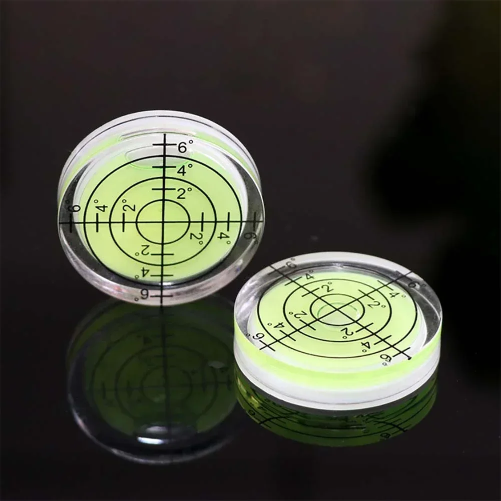 32*7mm Bulls-eyeBubble Level Degree Marked Circular Level Bubble For Horizontal Bubble Measuring Tool