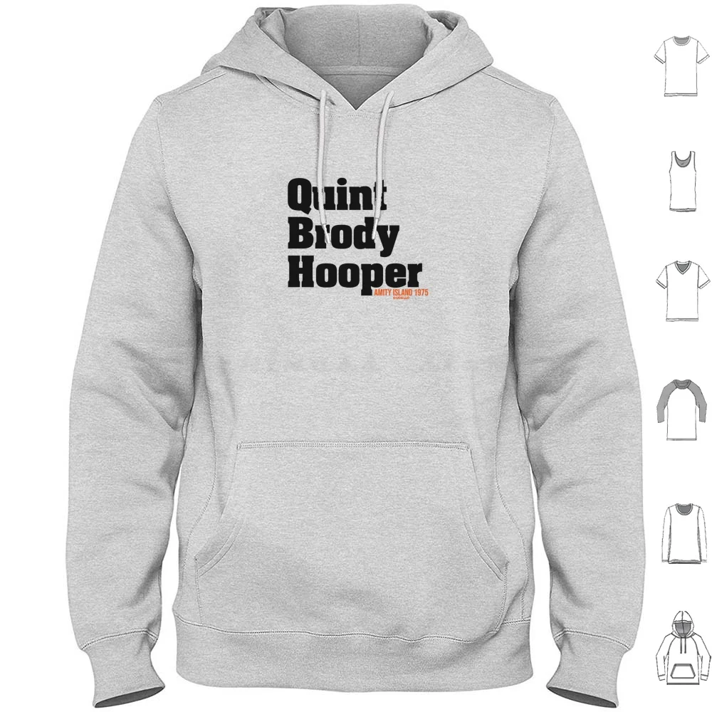 Jaws Movie Quint Brody Hooper. Birthday Party Gifts. Officially Licensed Hoodies Long Sleeve Jaws Jaws Movie Tv Old