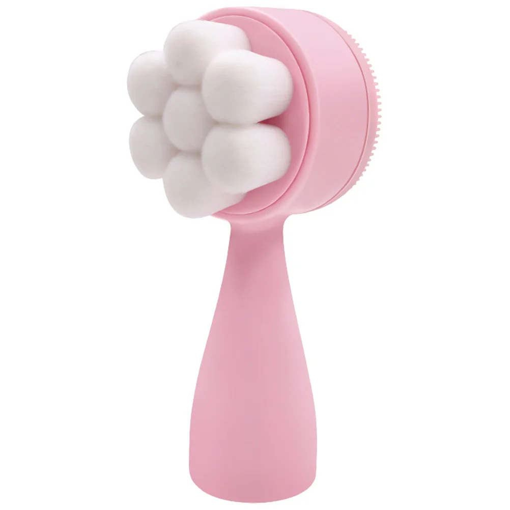 Brosse faciale manuelle en Silicone, épurateur de visage, conception Double face, douce sur la peau, nettoyage en profondeur efficace, cadeau de noël