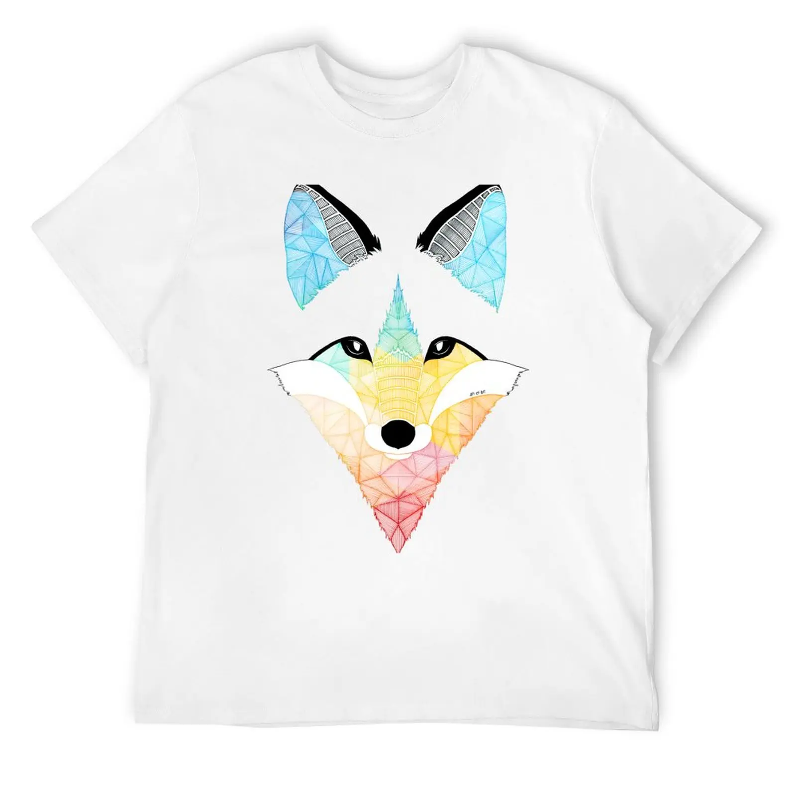 

Multicolor Fox T-Shirt vintage graphic tee affliction shirts men clothes