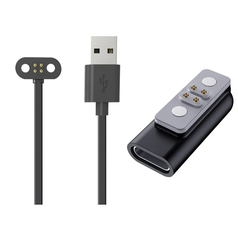 Earphone Charger Adapter Cable Replacement 5V USB Charger Cord Magnetic usb c adapter Charging For Mojawa Run Plus Earphone