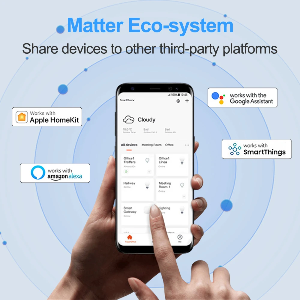 Matter WiFi 스마트 전원 플러그, EU 소켓 16A, 스마트 홈 애플 홈킷, 스마트싱스 리모컨 타이밍, 알렉사 구글 어시스턴트