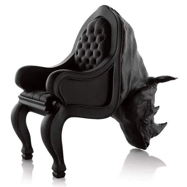 Spanish designed animal chair, domineering bull head sculpture, sample room, business office decoration