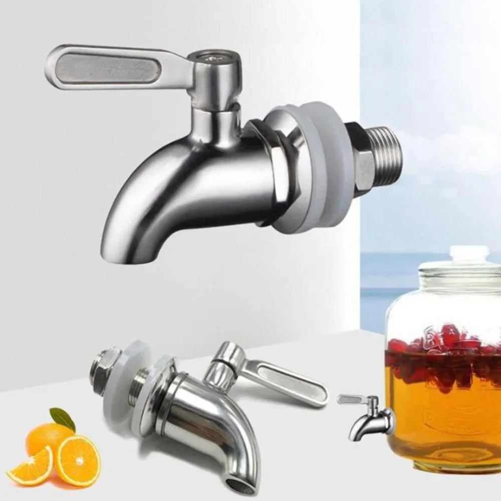 Stainless Steel Wine Barrel Faucet High Temperature Resistance Water Dispenser Spigot Convenient Juice Beverage Tap