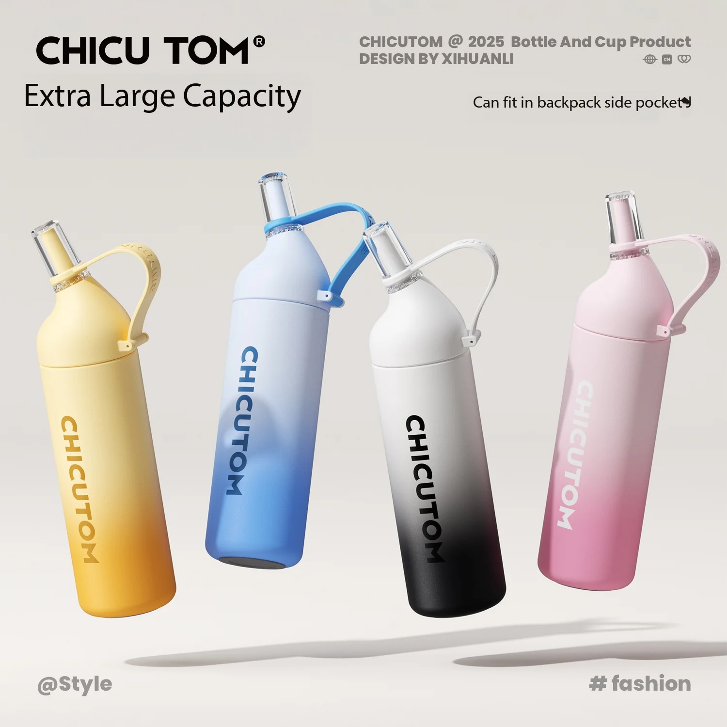 Large-capacity 316 stainless steel insulated cup for children and students going to school outdoor portable sports straw custom