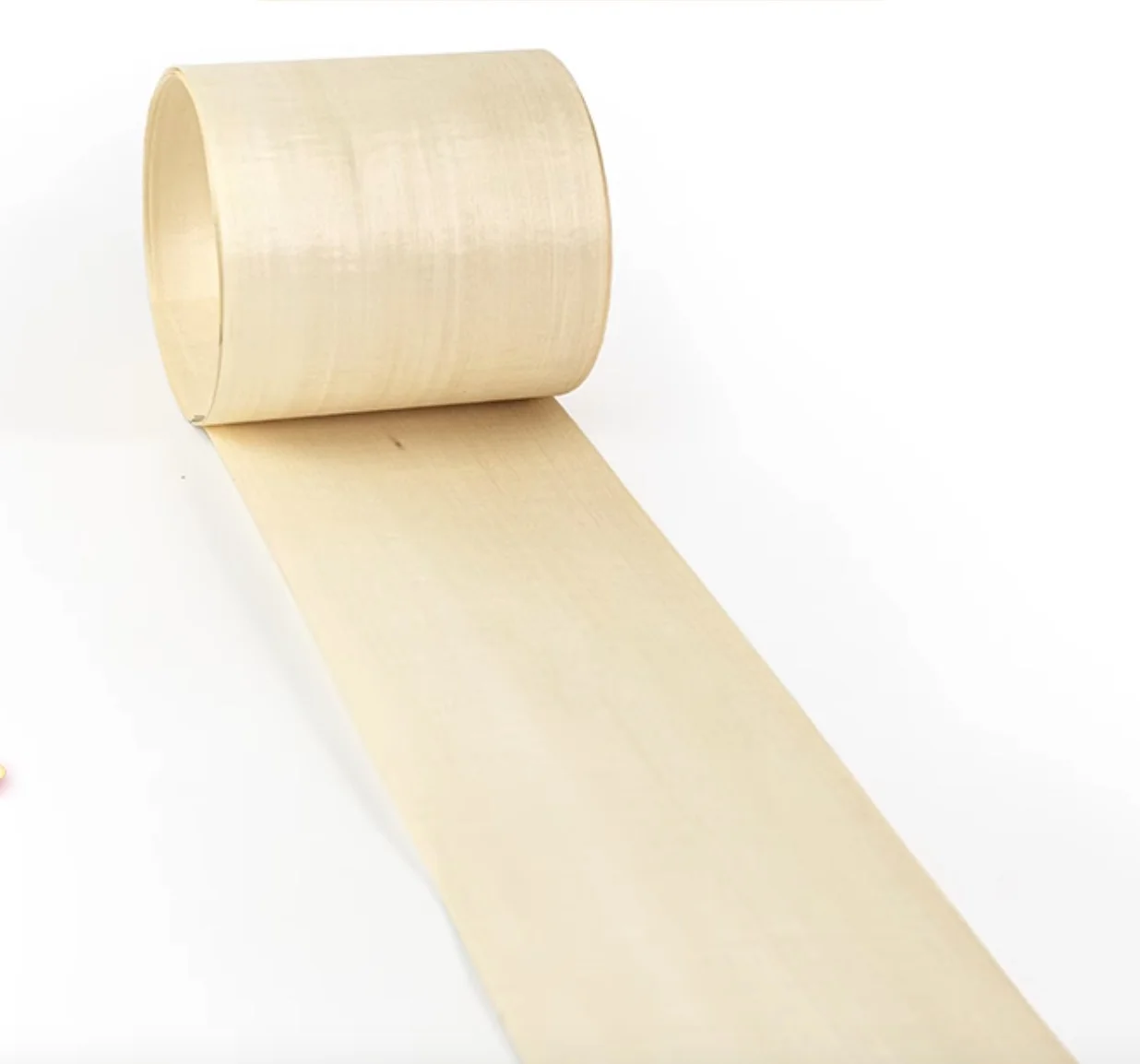 Length:2.5meters Width:24cm T:0.5mm Natural Basswood Straight Grain Wood Veneer