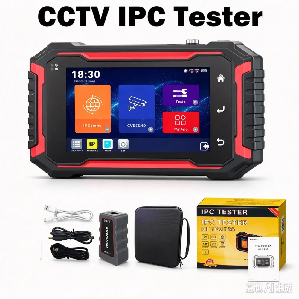 IPC CCTV Camera Tester Monitor Network Cable Tester with PING & IP Scanner Network Tools For Engineers NF-IPC725