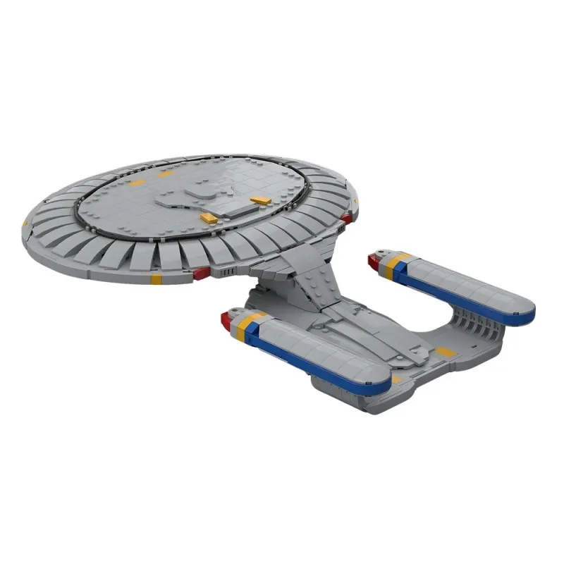 

MOC 1929PCS USS Enterprise-D Galaxy Class Space Trek Starship Building Blocks Bricks Advanced Building Sets Adults Fun Toys