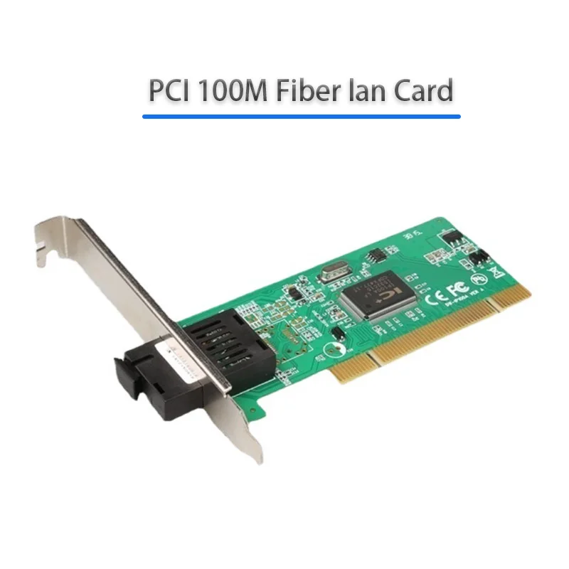 PCI сетевая карта, PCI волоконная lan Карта 100 Мбит/с, компьютерные аксессуары, бездисковая PCI-карта для настольных компьютерных игр, игровая Адаптивная PCI-карта