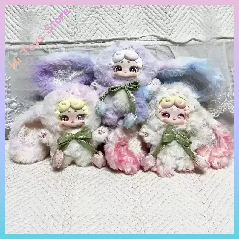 ﻿ Pre-Sale Lucky Deer Nai Vinly Blind Box Goodnight Little Rabbit V2 Secret Garden Series Rotating Eyes Cute Doll Handmade Gift