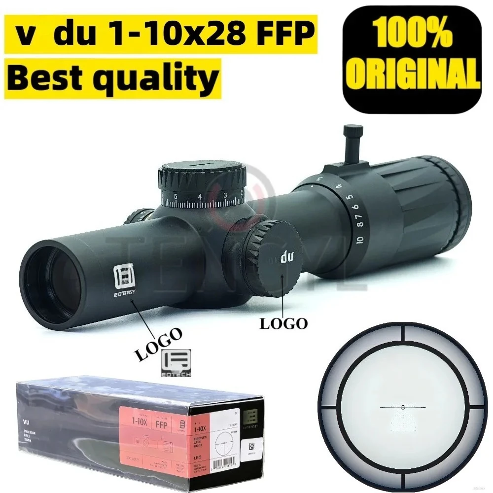 

Оригинальный прицел Vudu 1-10x28mm SR5 MRAD с сеткой FFP (первая фокальная плоскость) для точной стрельбы из винтовки, оптический прицел Lunetas