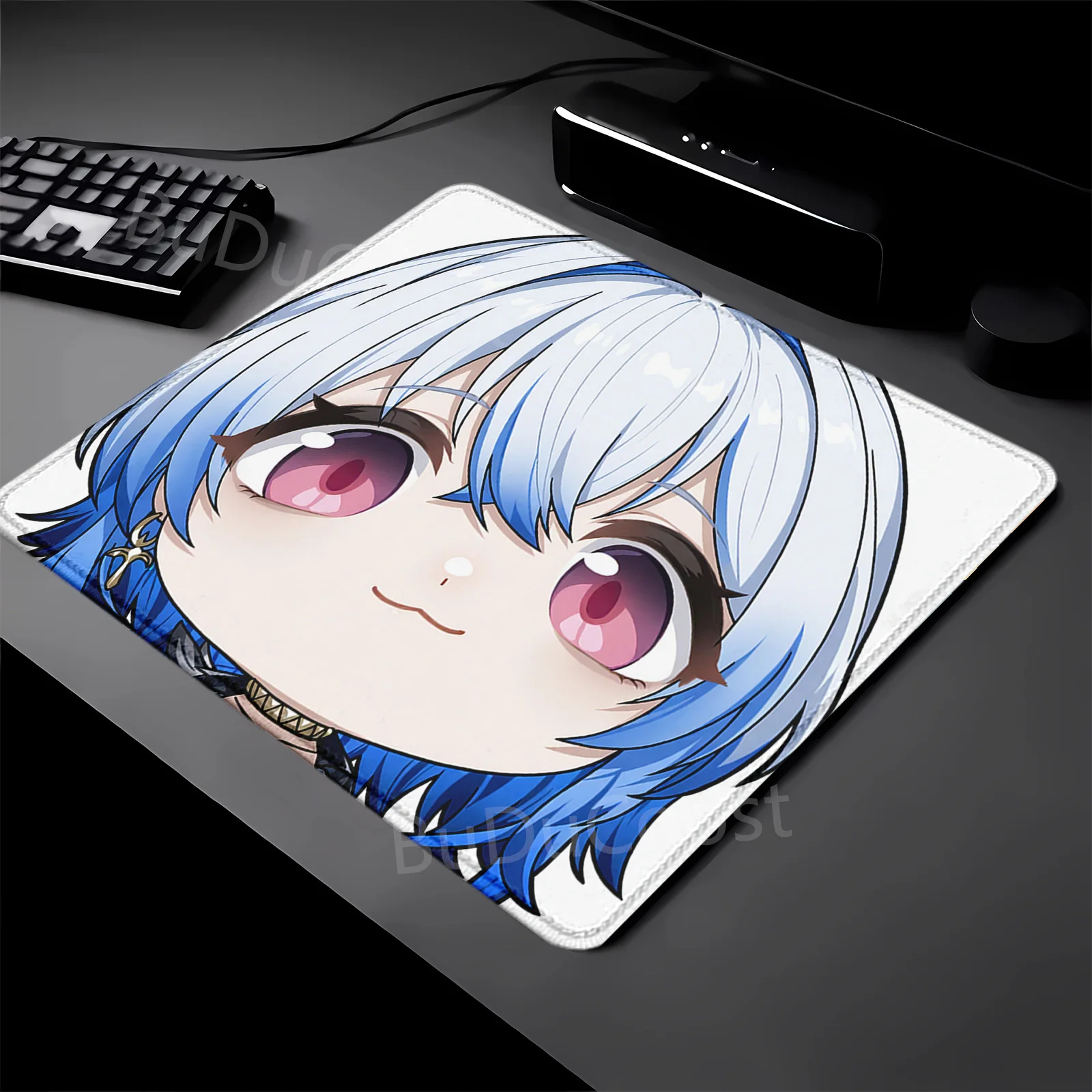 Mouse Pad Galbrena Augusta Chisa Wuthering Waves Goofy ahh big head Small size Desk Mat offices HD print game overlock Mousepad