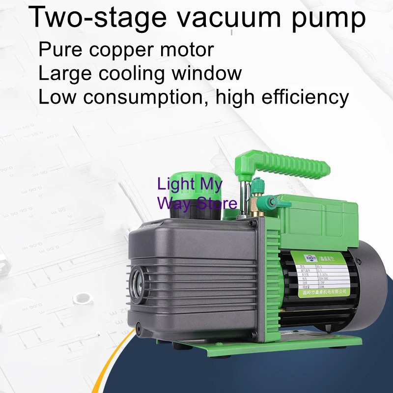 1L Portable Vacuum Pump Rotary Vane Vacuum Pump for Air Conditioning and Refrigeration Repair