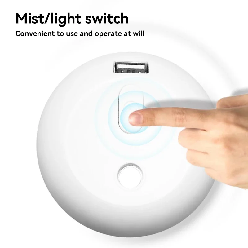 Xiaomi Luchtbevochtiger Led Omgevingslicht Spuit Luchtbevochtiger Aromatherapie Etherische Olie Diffuser Usb Oplaadbare Luchtreiniger