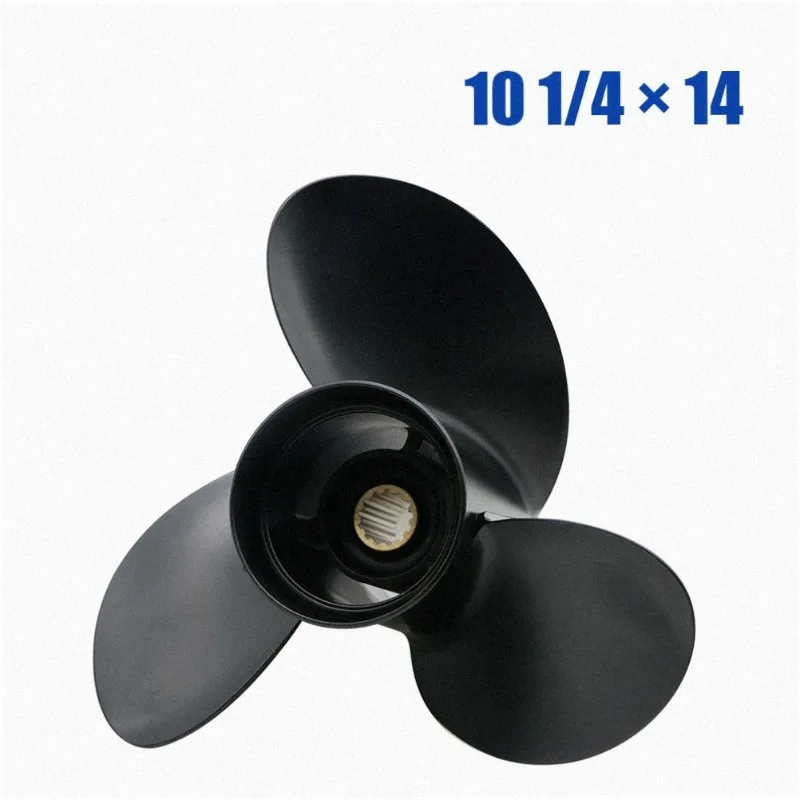 10-1-4x14プロペラ-マーキュリー船外機25hp-30hp-40hp-45hp-48hp-50hp-55hp-60hp-70hpボートモーター用-48-73138a45-13歯スプライン-rh
