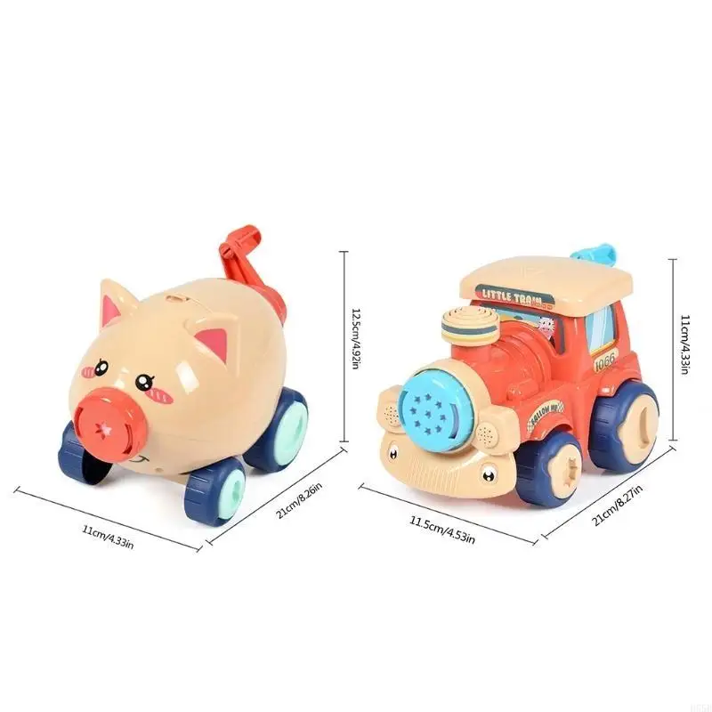 H55B Kinderfarben Farbton Machine Piggy DIY Game House Toy für kreative Farbschuh Nudel Maker Maker Maker -Werkzeugform