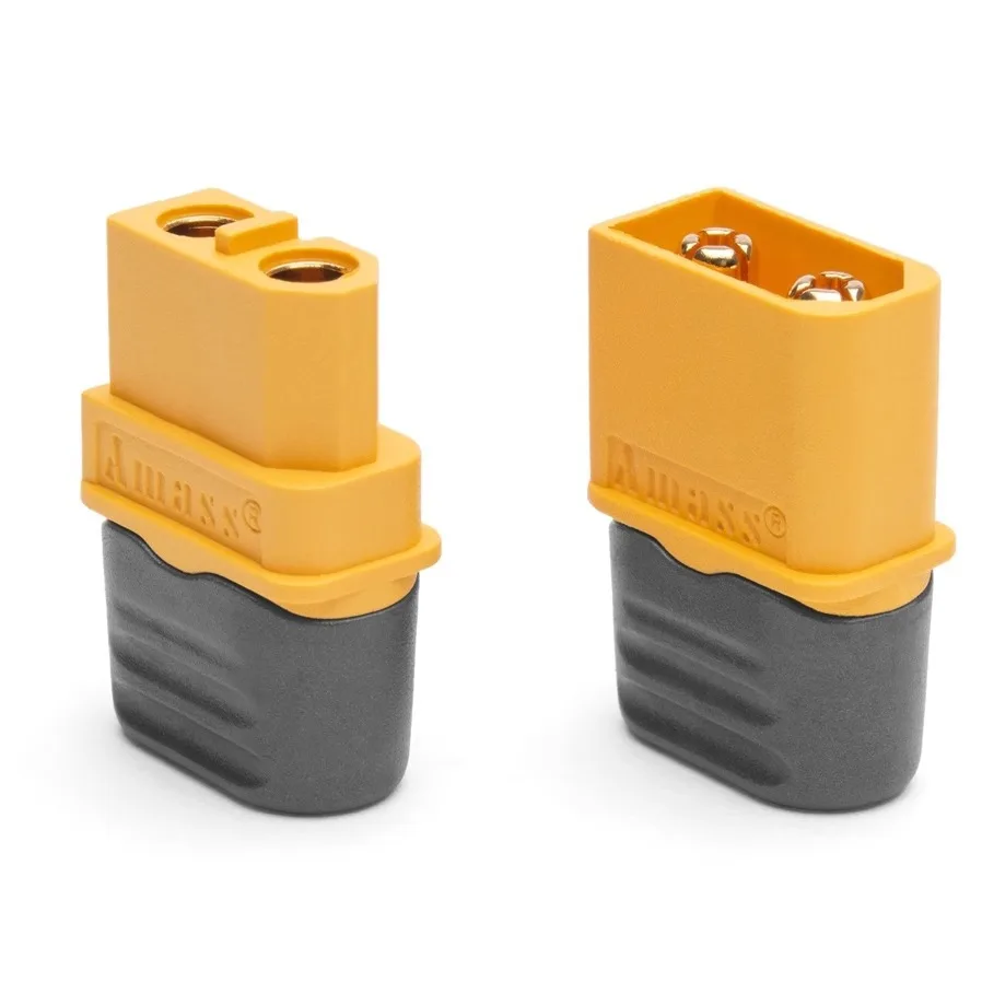 2/510PCS 20PCS  XT60H Connector XT60 Bullet Plug With Cover Upgrated of XT60 Sheath Female & Male Gold Plated for RC Parts