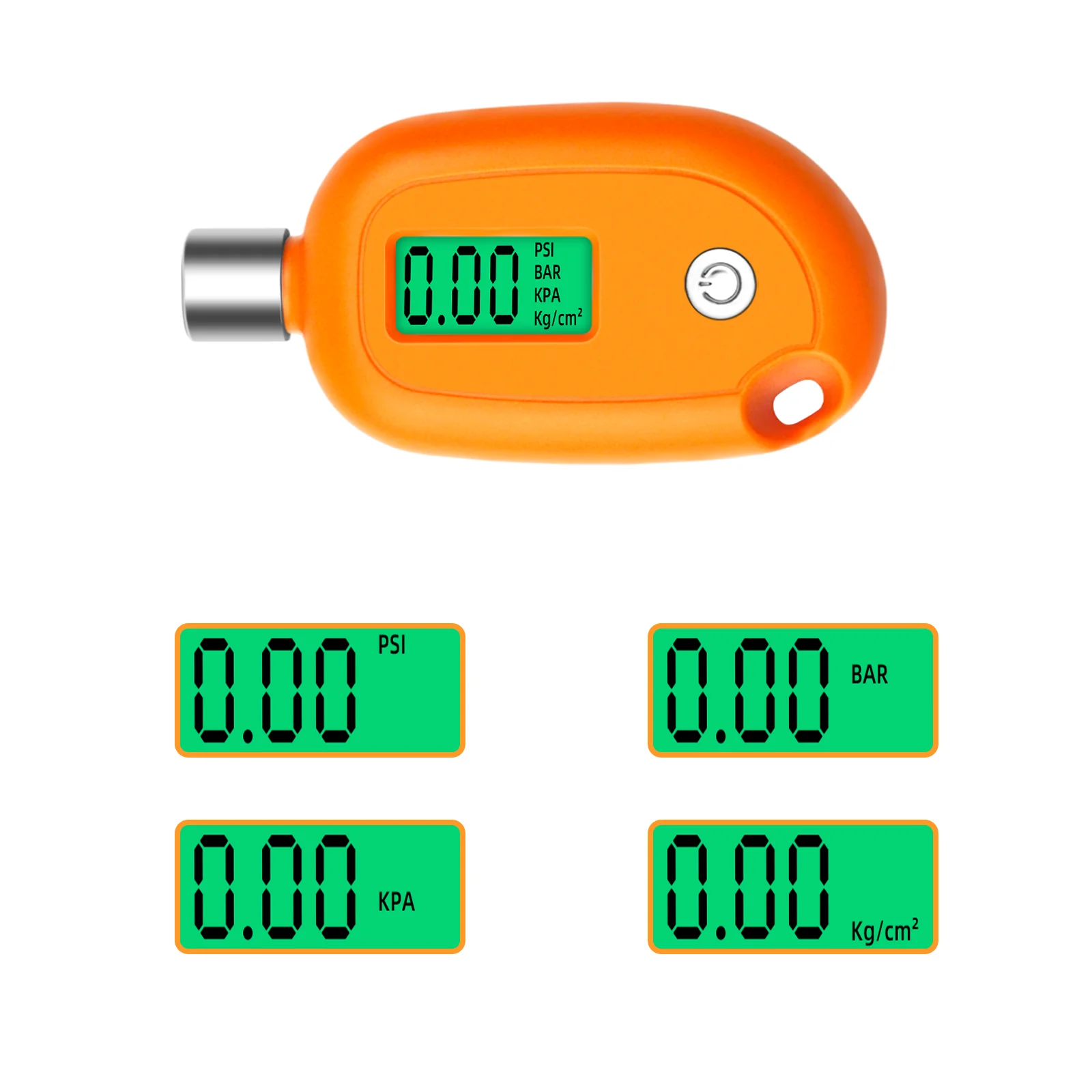 Jauge de pneu numérique avec écran LCD, testeur de pression d'air pour pneus de voiture, outils de test d'alarme de sécurité pour pneus de moto et automobile portables