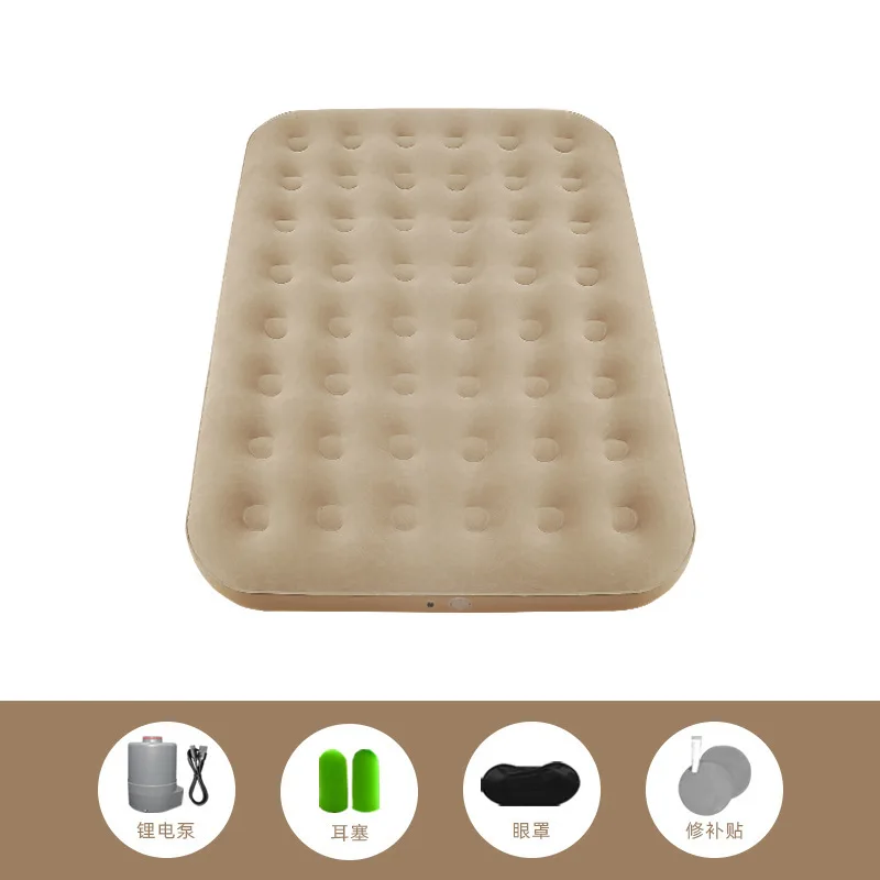Elevated inflatable bed Double household bed