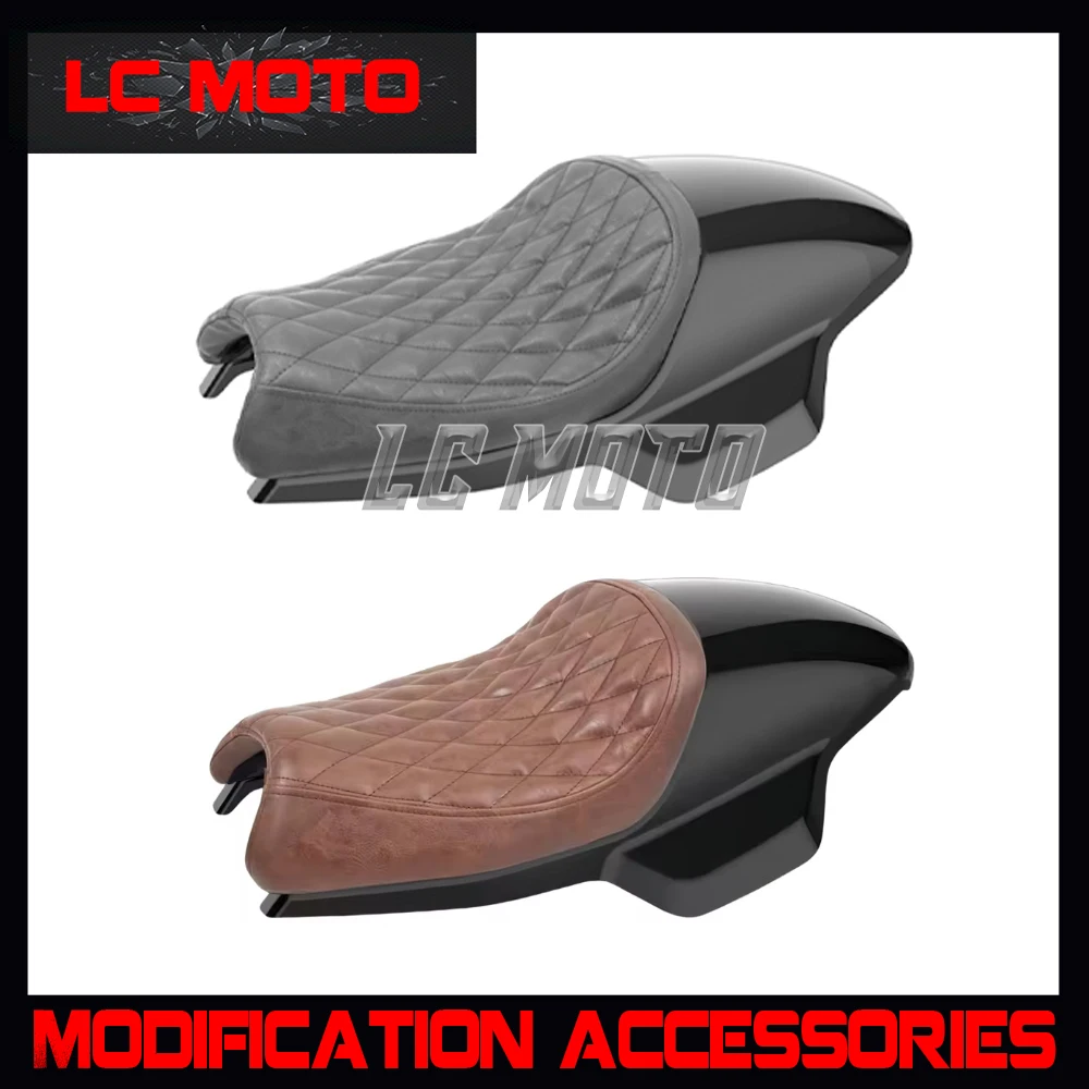 

Motorcycle Sports Seat Cushion Rear Hump Integrated Seat Cushion Waterproof Modification Accessories For BENDA Napoleonbob 500