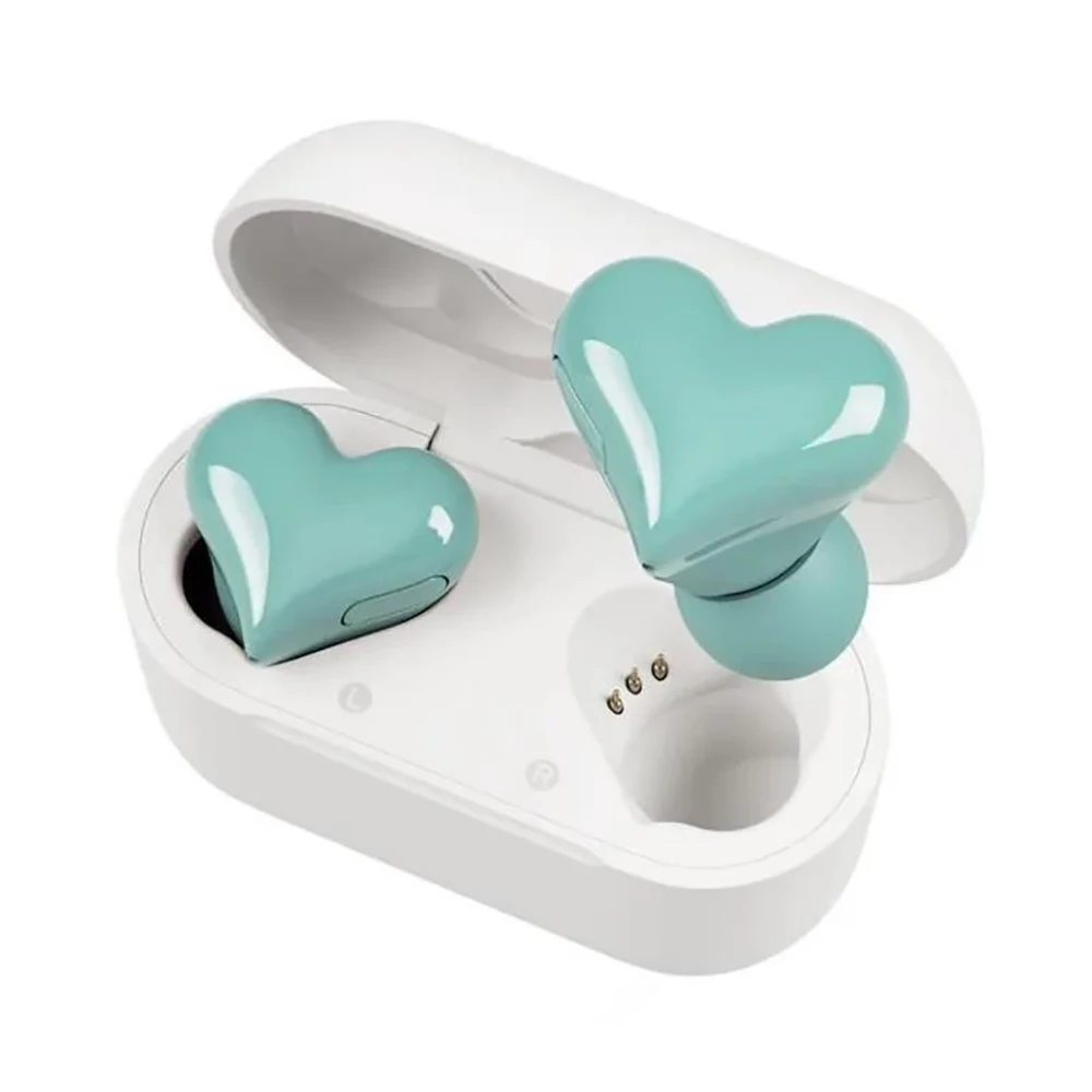 Wireless Headphones Original Heart Shaped Earphones woman Bluetooth Earphone High Quality Heart Earbuds Free Shipping Girl Gift