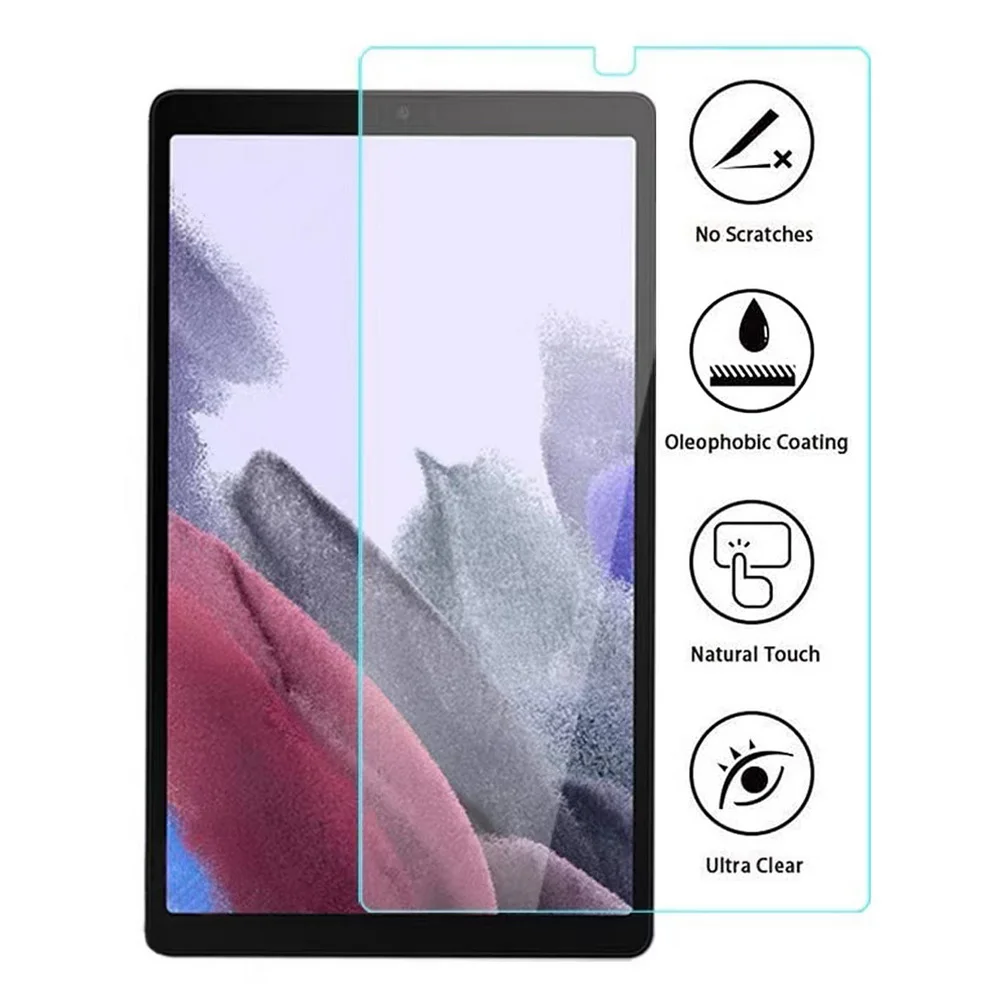 2Pcs/Pack Screen Protector for Samsung Galaxy Tab A7 Lite 8.7 Tempered Glass Model SM-T220 SM-T225 Tablet Clear Protecting Film