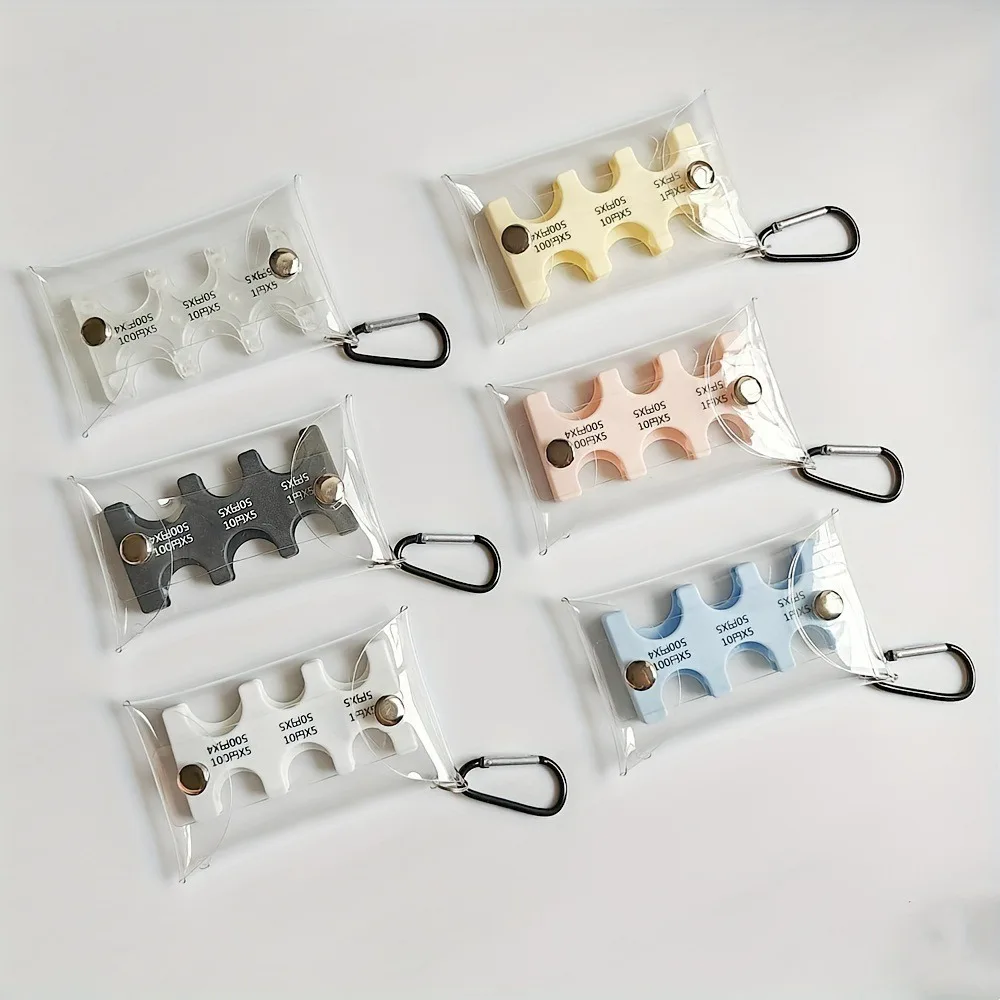 1PCS Japanese coin clip, change storage bag, portable wallet, anti loss clip, travel transparent card bag