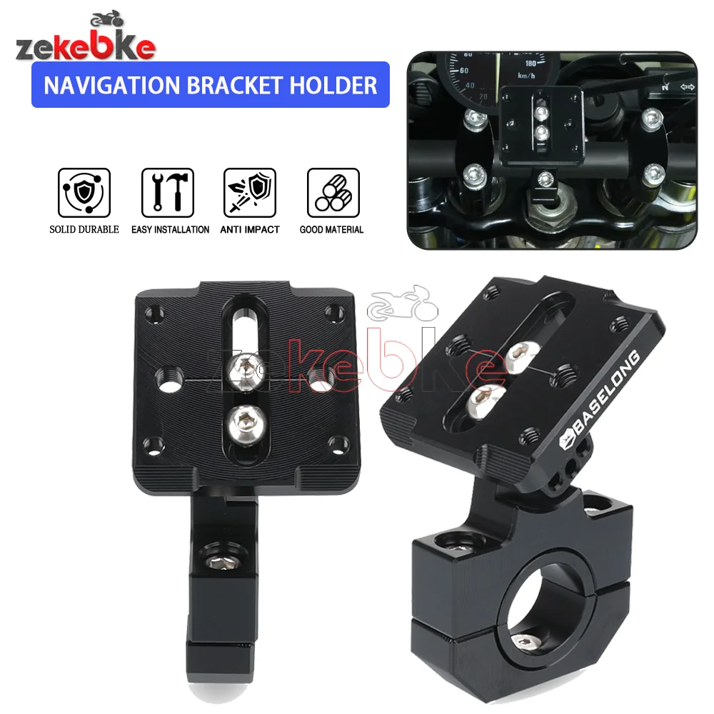 22mm 28mm Handlebar Motorcycle GPS Mount For YAMAHA FZ1 XJR1300 Tenere 700 MT-01 MT-03 MT-25 MT-09 FZ-09 MT-10 XSR900 XT250 225