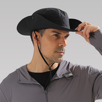 Sun Hat Fisherman Men Summer Beach Accessory UV Protection Big Brim Breathable Cap For Hike Climb Outdoor