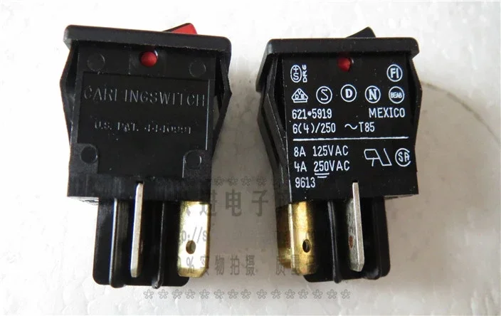 

Interruptor basculante de 2 velocidades, 5 piezas, 621x5919, 4A250V, 4 pines