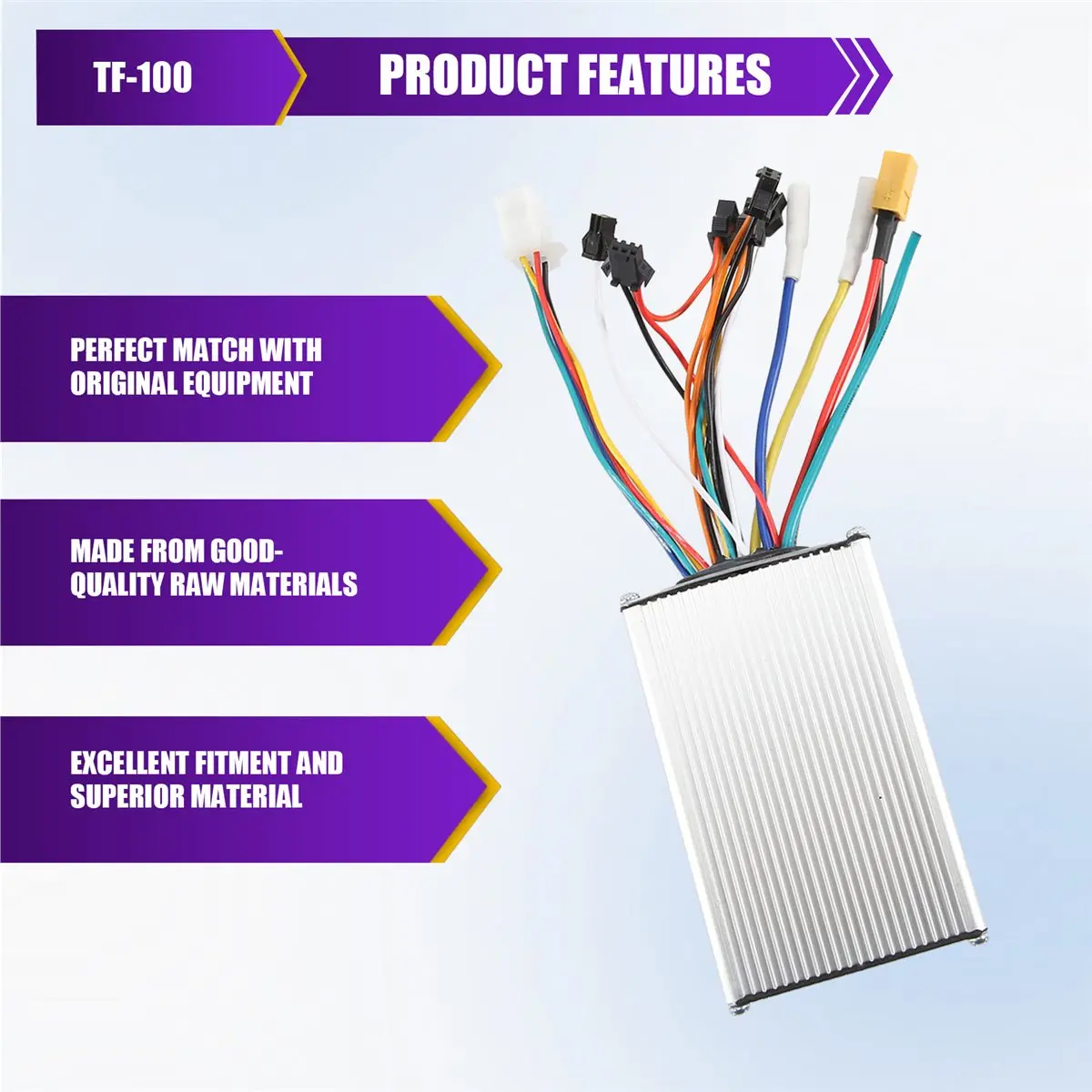 

X07A 48V 21A Electric Scooter Brushless Controller+TF-100 LCD Display Throttle Meter for Kugoo M4 Pro Electric Scooter