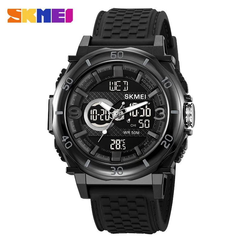 SKMEI 2098 Clock reloj hombre  Fashion Digital Sport Watches Mens Multifunctional thermometer Countdown Calendar Men Wristwatch