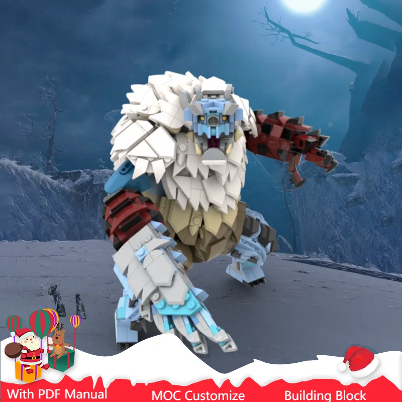 

1197, модель знаменитого персонажа MOC, строительные блоки на заказ, креативная сборка, кирпичные игрушки для мальчиков и взрослых, рождественские подарки-сюрпризы