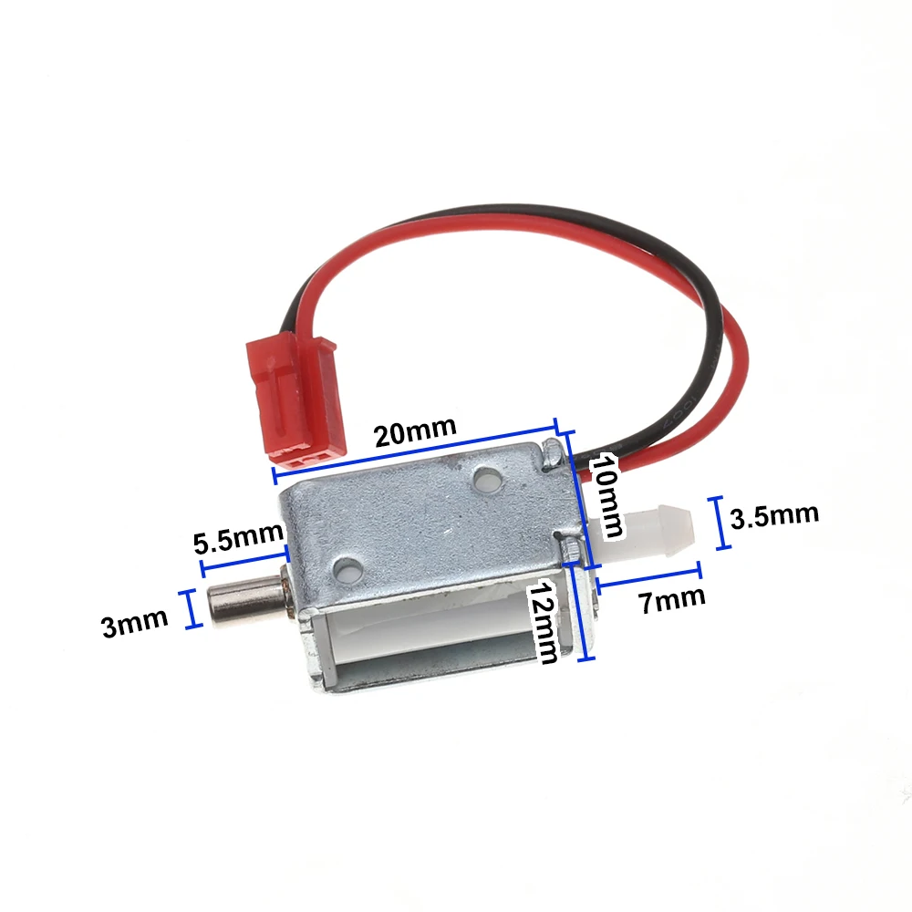 Mini N/C Solenoid Valve DC 12V Electric N/C Mini Normally Air Valve Closed Air Release Contorl Valve