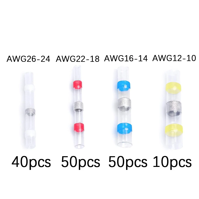 طقم سلك محكم الغلق ملحوم مقاوم للماء وعزل ، محطة سلك معزولة ، لحام ، إرساء وخياطة ، انكماش حراري ،!