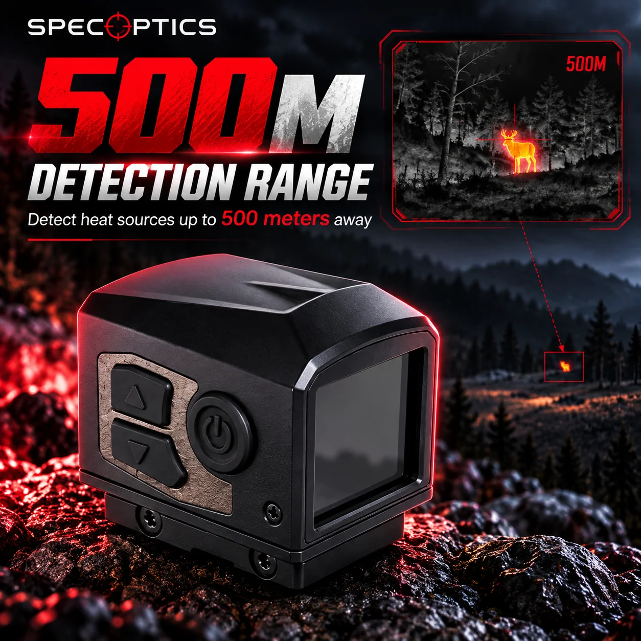 T60 Mini Thermal Imaging Scope 768X576 Touch Infrared Thermal Optic Scope 2X Digital Zoom Compact For Hunting With Photos Videos