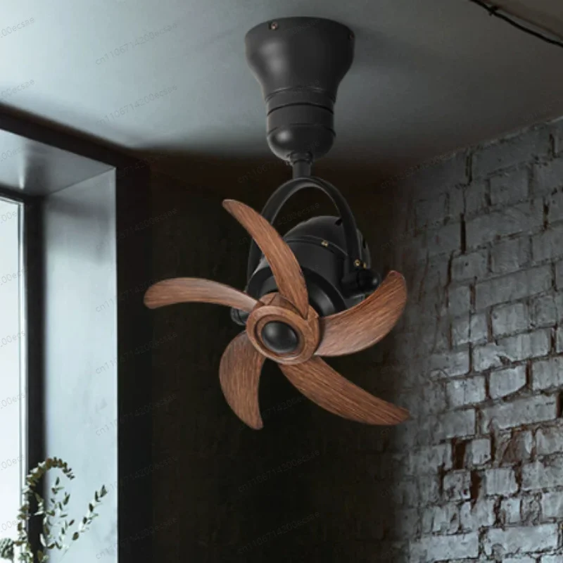 A Moving Head Industrial Bar Wall Mounted Dual-purpose Large Air Volume Lightless Ceiling Fan