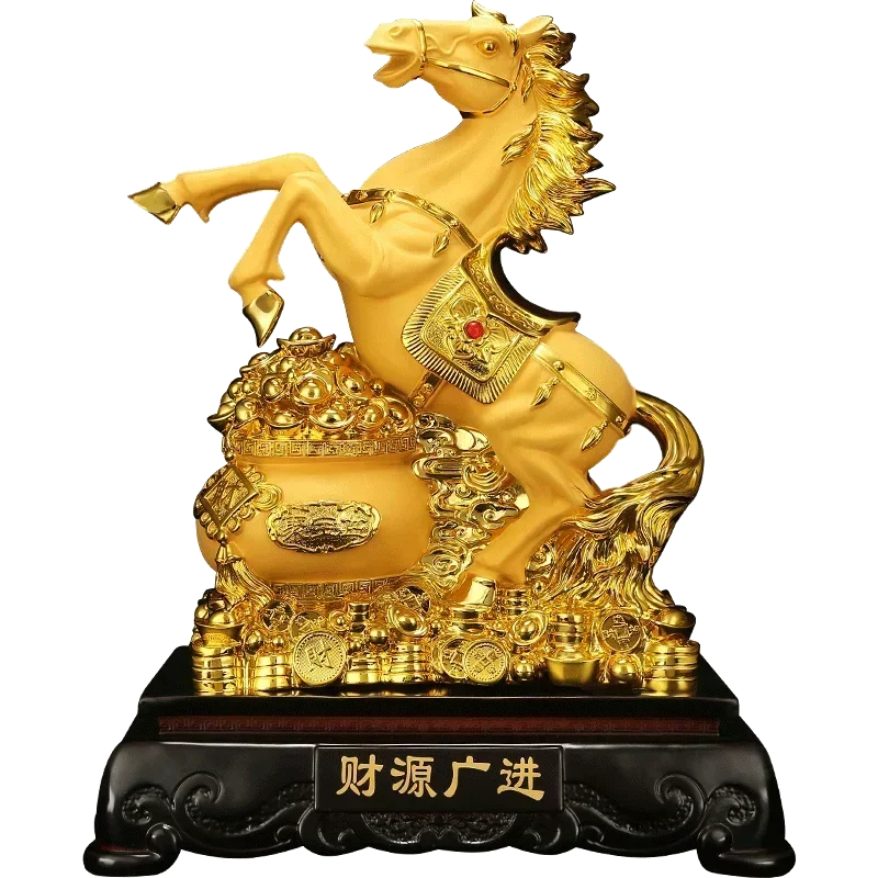 Resin horse ornaments home decoration New home furnishing articles Christmas birthday present Lucky objects figurines room decor