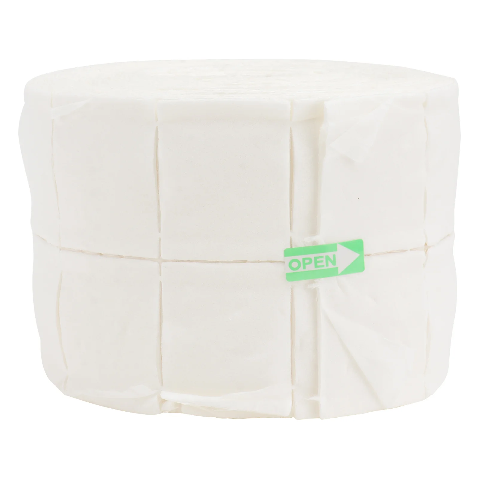 500 Stück Einweg-Wattepads zum Entfernen von Nagellack, hochwertige weiche Tücherrolle für Gel-Nagelkunstpflege, leicht, einfach zu tragen